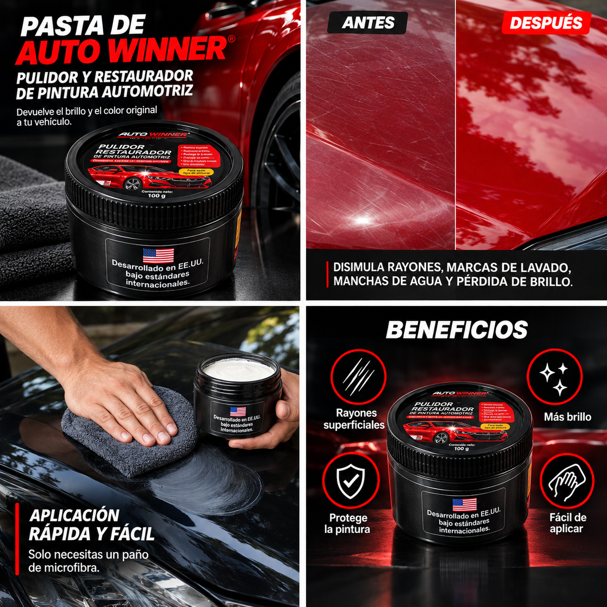 Pasta De Auto Winner